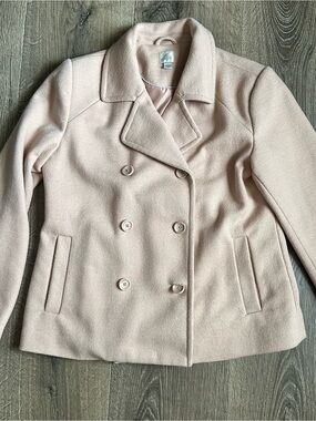 Lauren Conrad Blush Folkloric Fall Peacoat Size 12